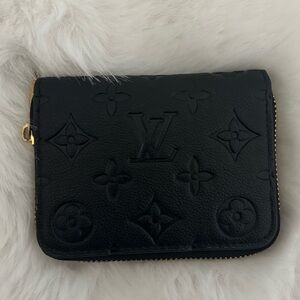 Louis Vuitton Black Embossed Wallet